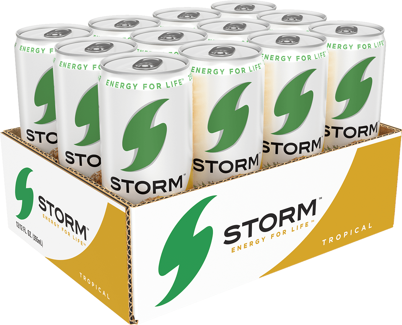 Storm Tropical 12 fl oz, 12 cans