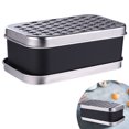 thumbnail image 1 of unbranded 1Ud Rallador De Acero Inoxidable Negro Para Cocina Multifuncional Con De Almacenaje, 1 of 8