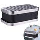 thumbnail image 1 of unbranded 1Ud Rallador De Acero Inoxidable Negro Para Cocina Multifuncional Con De Almacenaje, 1 of 8