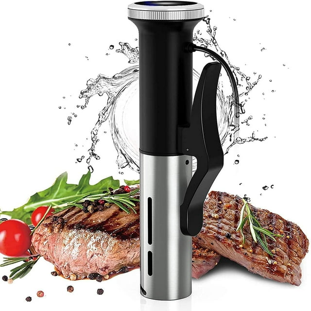 Sous Vide Cooker 1000W Precision Immersion Circulator IPX7 Waterproof Sous Vide Machine with Stainless Steel Components, Digital Interface, Accurate Temperature and Timer Control for Kitchen