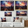 thumbnail image 4 of Designart "Giant Glass Skyscrapers II" Architecture Floater Framed Canvas Wall Art, 4 of 7