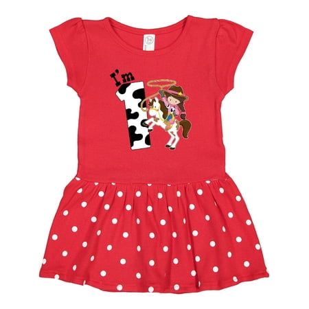 

Inktastic I m One-cowgirl Riding Horse Birthday Gift Baby Girl Dress