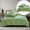 Green, variant on Yoloke King Size Bed Sheets Set -Queen Quilt Bedding Set ,Plain Printed Soft and Breathable Bedding Set for Bed(4-piece set)