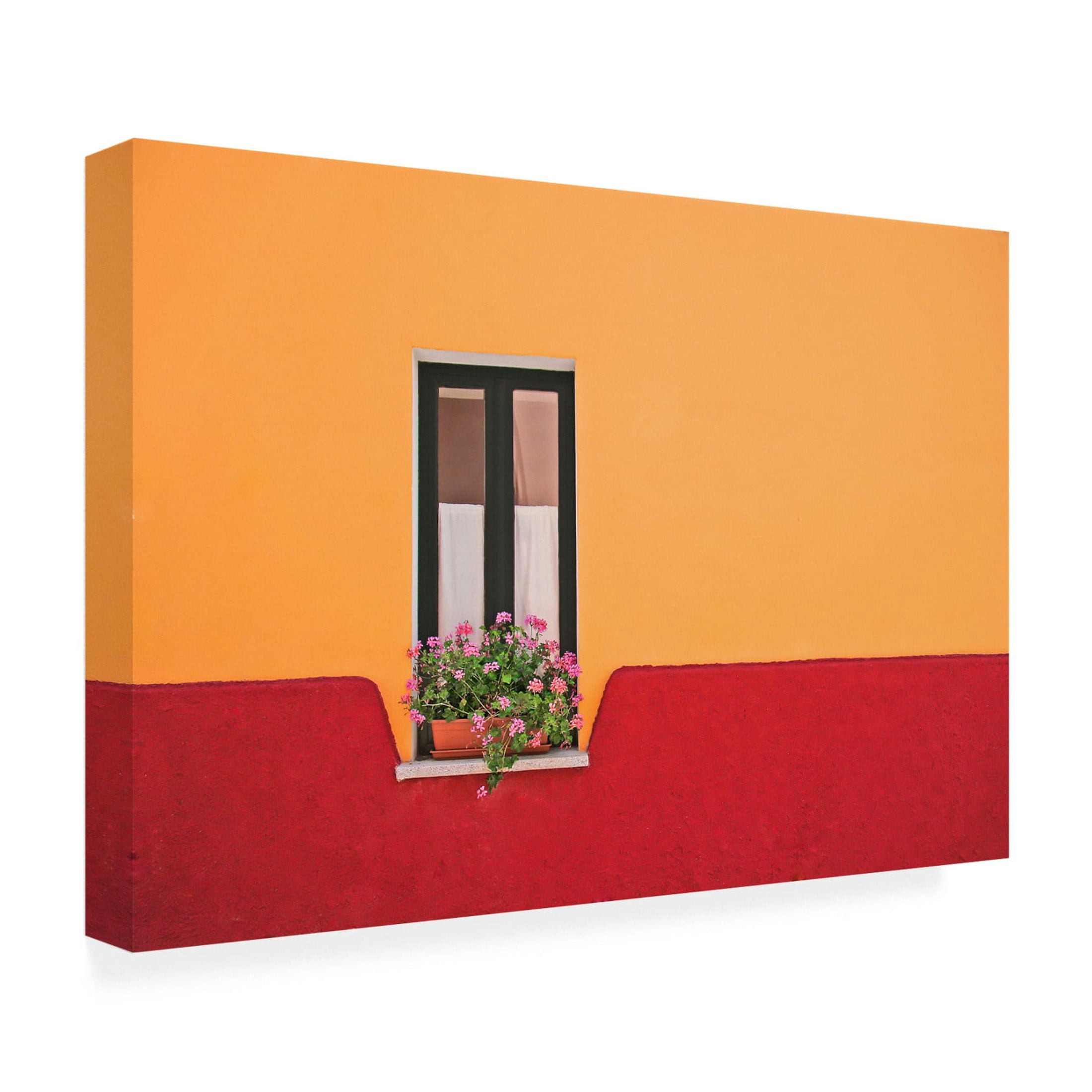 Canvas Wall Art - Rolf Endermann 'Window Flower' Wall Art for Living Room, Bedroom, or Office Décor by Trademark Fine Art - 19 x 12 Inches