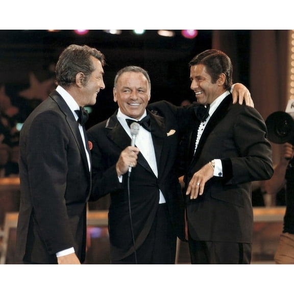 Sinatra Dean Martin Jerry Lewis 1976 Telethon Reunion 24X36 Classic Hollywood Poster