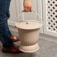 Plastic Chamber Pot Lightweight Adult Child Urinal Pot High Base ...