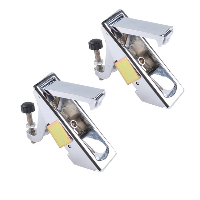 serony 2PCS Trailer Chrome Zinc Alloy Adjustable Lever Latch RV Industrial Metal Hand Operated Compression Latch