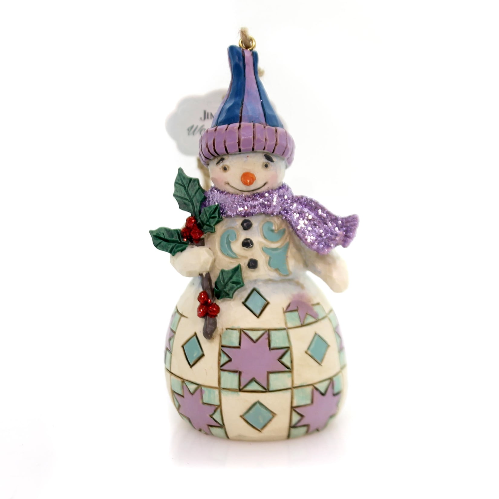 jim shore santa and snowman