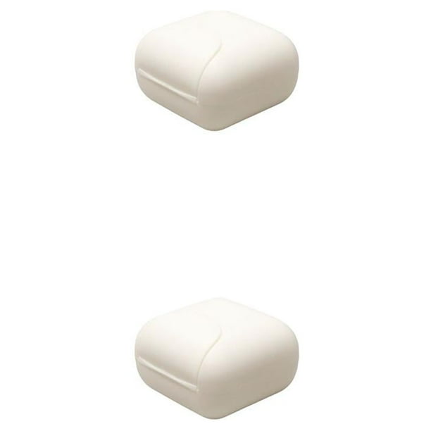 Estuche portátil Bearachild impermeable a prueba de polvo Blanco S 2piezas