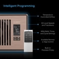 thumbnail image 3 of AC Infinity AIRTAP T4 Bronze, Register Booster Fan for 4” x 10” Vents, Thermostat Control Improves Heating & Cooling, Quiet 10-Speed Remote Control & Bluetooth App. ONLY FITS 4” x 10” Duct Openings, 3 of 7
