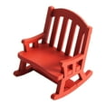 thumbnail image 4 of Almencla 4xDollhouse Rocking Chair Dollhouse Furniture Simulation Rocking Chair Red 4 Pcs, 4 of 8