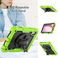 thumbnail image 3 of Allytech Lenovo Tab M9 Case TB-310FU 2023, With Build-in Screen Protector Shoulder Strap 360 Rotating Kickstand Hand Strap Rugged Full Body Portective Case Cover Shell for Lenovo Tab M9 -Green + Black, 3 of 7