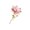 Pink, variant on Magnolia Brooch Zinc Alloy Pin with Oil Dripping Process Decorative Pin T-Shirts Dresses Coats Badge Jewelry Accessory