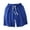 Blue, variant on zeranth Men Shorts Solid Color Loose Elastic Waist Colorfast Students Shorts for Daily Wear