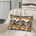 thumbnail image 5 of Silk Pillow Case for Hair And Skin Queen - Orange Green Camouflage Cooling Sleep Throw Pillow Covers Standard Size 20x30in, comfort Satin Pillowcase with Zipper for Women Men, 5 of 7