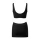 thumbnail image 3 of Gibobby Conjunto de traje de baño de bikini Traje de baño de piezas de talle para mujer(Negro,G), 3 of 5