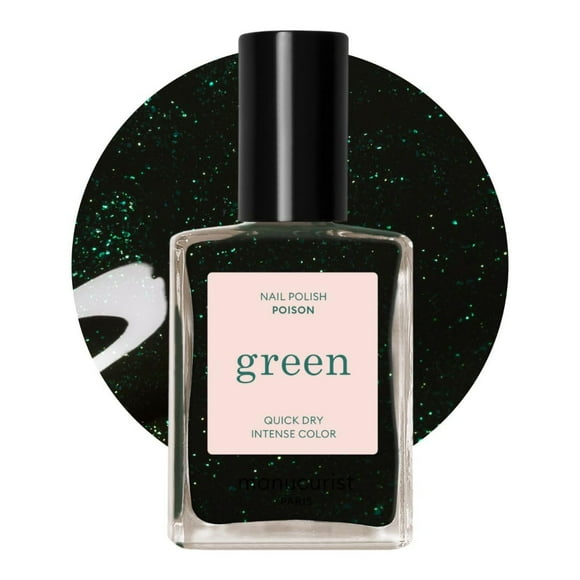 Esmalte de uñas Manucurist Green Glitter Natural Classic 15ml