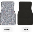 thumbnail image 2 of Car Floor Mats Set of 4, Oriental Persian Turkish Carpet Pattern Vehicle Front Rear Carpets Mats Car Floor Rugs Non-Slip Auto Foot Mats Car Accessories Universal Fit for Car SUV Truck Van, 2 of 7