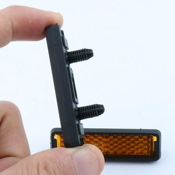 Rtengtunn 4 Pièces/Ensemble Vélo Pédale Réflecteur Sécurité Nuit Vélo Accessoire De Vélo Réfléchissant