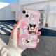 thumbnail image 4 of Funda Kawaii para iPhone 14 PRO (2 unidades), diseño de diablillo adorable y divertido, única, ideal como regalo para mujeres y niñas, ideal como regalo para esposas., 4 of 5