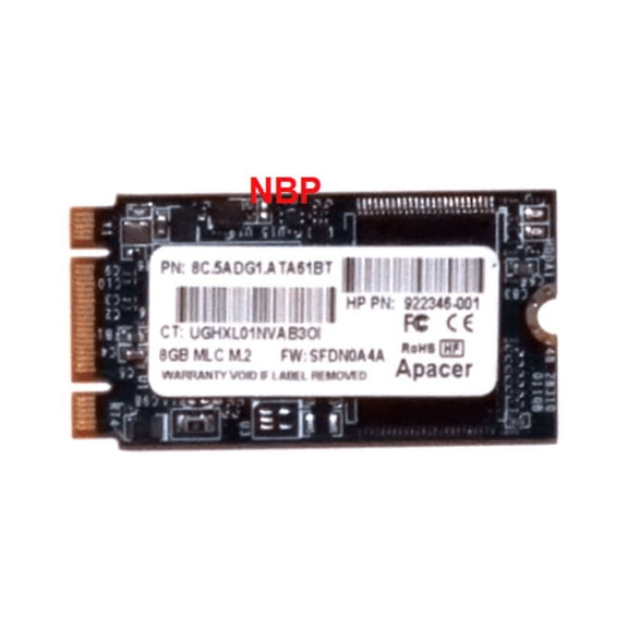 Genuine HP T530 8GB SATA-3 M.2 MLC SSD Drive (U) 922346-001 8C.5ADG1.A