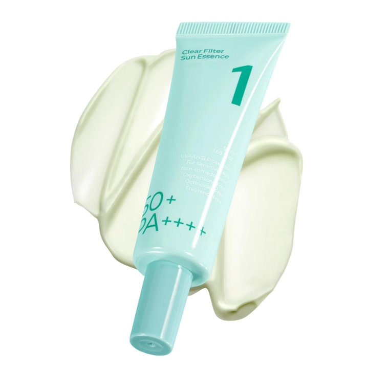 numbuz:in No.1 Clear Filter Su'nscr'een&Essence | Moisturizing, Cools Down, Light Finish, 1.69 fl oz