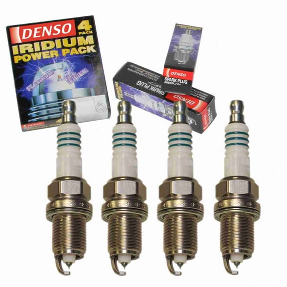 4 pc DENSO 5358 Iridium Power Spark Plugs for 0000-18-F285 0000-18-KJ11 0000-18-KJ13 12 12 0 032 134 12 12 0 032 135 12 12 2 158 252 12290-PGE-A01 12290-PGE-A02 12290-PND-A01 12290-PND-A02