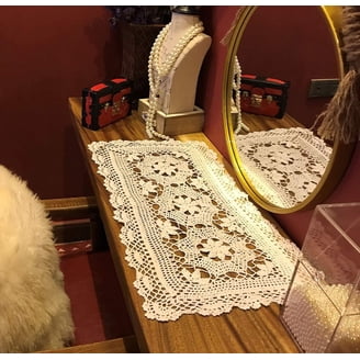 vintage crochet dresser scarf Amazon.com: Damanni Oval Cotton Handmade Crochet Lace Table Runner Doilies Dresser Scarf,15 Inch by 51 InchWhite : Home & Kitchen