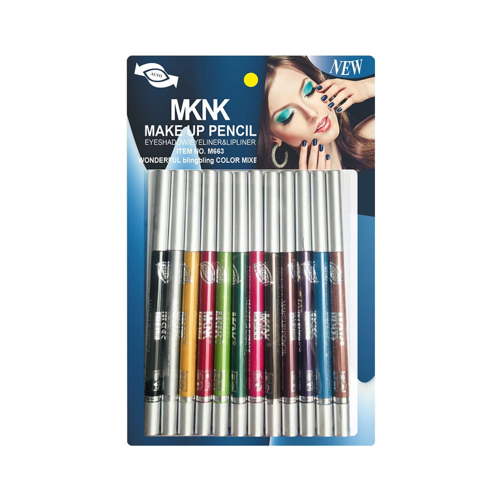 CLZOUD Eyeshadow Palettes Multicolor Multicolor Eyeshadow Eyeliner