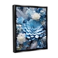 thumbnail image 4 of Stupell Industries Blue Varied Succulents Botanical & Floral Painting Black Floater Framed Canvas Art Print Wall Art, 25 x 31, 4 of 10