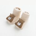 thumbnail image 4 of Yindaity Sock Shoes Spring And Autumn 9D Cartoon Toy Baby Socks Glue Dispensing Non Slip Loose Neck Baby Socks Children Floor Socks Sock Shoes for Baby Girl (Beige,6-12 Months), 4 of 4