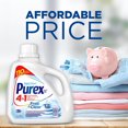 thumbnail image 3 of Purex 4 in 1 Hypoallergenic Concentrated Liquid Laundry Detergent, Free & Clear, 4.43 Litres, 110 Wash Loads, 3 of 7