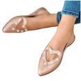 thumbnail image 4 of Jsaierl Womens Flat Sandals Casual Summer Point Toe Sandals Comfy Hollow Out Sandals Fashion Beach Sandal Size 8.5, 4 of 4