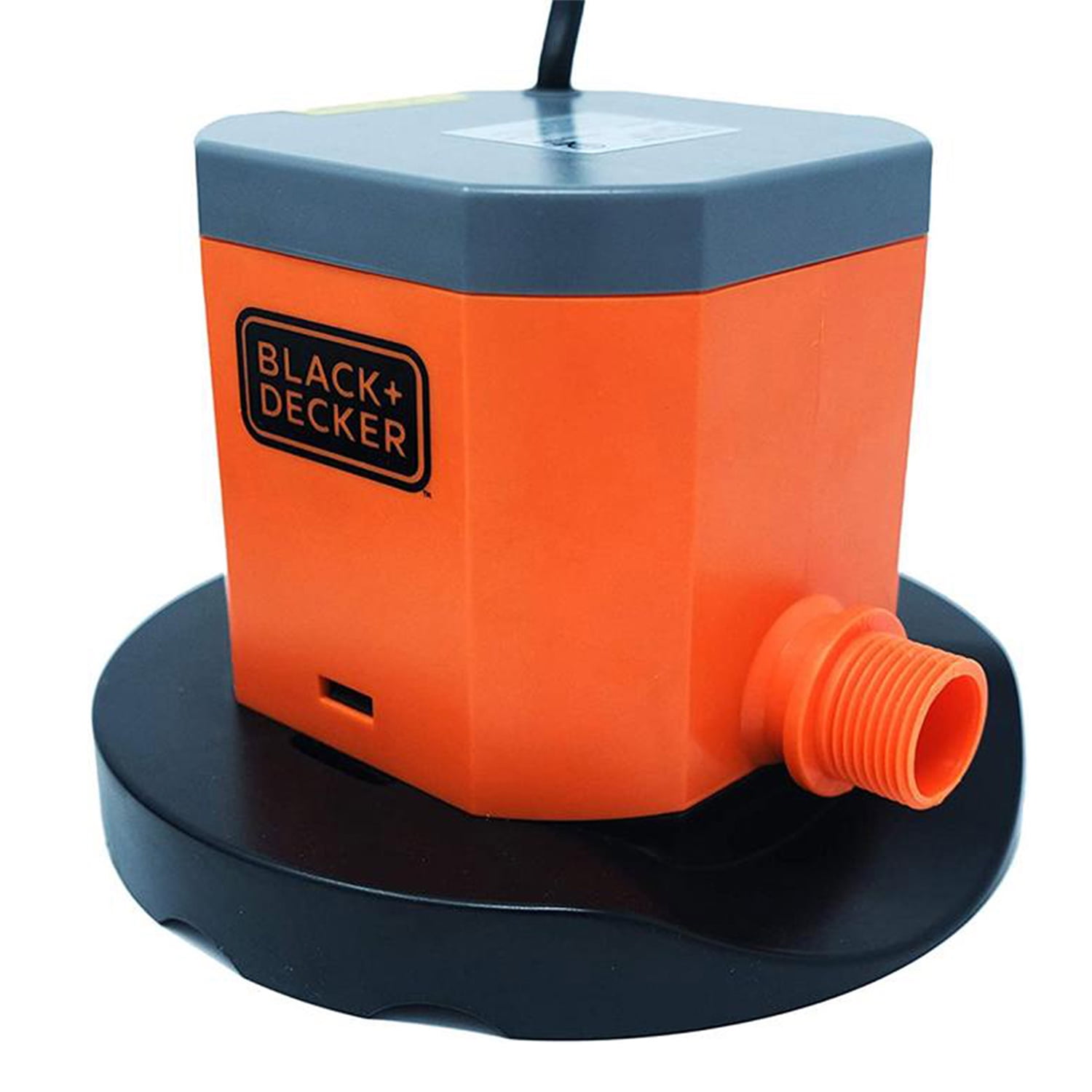 Black+Decker 350 GPH Fully Submersible Automatic Winter Swimming Pool Cover Pump 