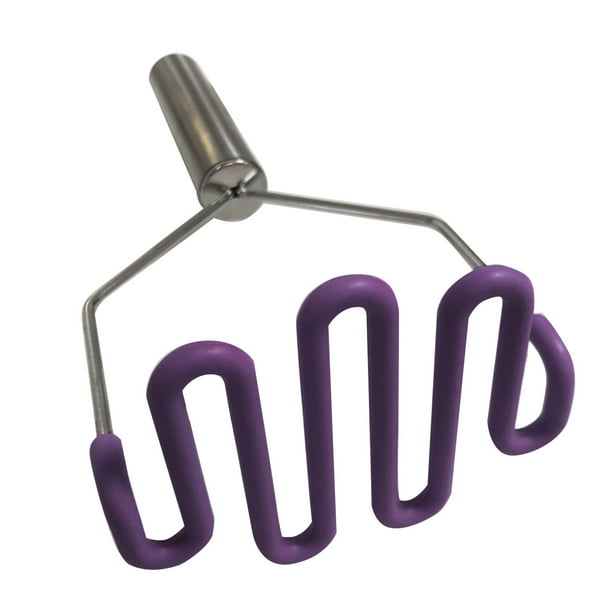 Non Scratch Stainless Steel Home With Silicone Coated Potato Masher