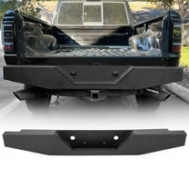 Kojem Rear Bumper Fit for 1993-2011 Ford Ranger, Pickup Truck, Powder Coated Black Steel