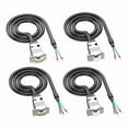 thumbnail image 2 of DB9 RS485 Serial Communication Cable Metal Shell Shielded High Speed Data Transfer Perfect for PLC Industrial Equipment, 2 of 9