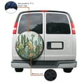 thumbnail image 4 of KAKALAD Cactus Floral Succulent Plants Nature 04 Spare Tire Cover Universal Car Vehicle Tools For Rv SUV Truck Camper Travel Trailer Accessories Buckle 17” Inch, 4 of 6