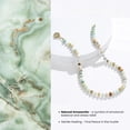 thumbnail image 5 of Beaded Gemstone Necklace for Women, Colorful Boho Bead Choker Natural Stone Surfer Beach Necklaces Gold Plated Summer Handmade Jewelry, 5 of 8