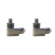 thumbnail image 3 of Scienceny Conector de aviación en forma de L de 8 núcleos, Ethernet aislante portátil IP67, conectores de aleación de alambre de tráfico ferroviario Type1 NO1, 3 of 6