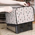 thumbnail image 7 of Lsque Cute Cartoon Cows Print 4 Slice Toaster Cover , Kitchen Appliance Dustproof Protector , Toaster Protector Dustproof Kitchen Appliance Cover, 7 of 7