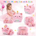 thumbnail image 4 of Juguete de peluche Auspicious Beginning Pink Birthday Cat Family, 4 of 8