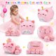 thumbnail image 4 of Juguete de peluche Auspicious Beginning Pink Birthday Cat Family, 4 of 8