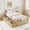 Beige, variant on Topcobe Twin Size Captain Bed with 2 Drawers and Slats Support, Bed Frame, Indoor Furniture for Bedroom-Natural