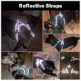 thumbnail image 4 of XL Ningún ajustable reflexivo del arnés del perro del tirón con estafa fácil de 2 hebillas rápidas, 4 of 5