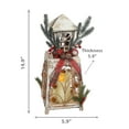thumbnail image 3 of Led Wooden Tower Lantern, 3 of 3