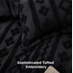 thumbnail image 3 of Juego de edredón Bedsure King, 305 x 249 cm, bordado bohemio negro, 3 of 8
