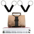 thumbnail image 1 of Elastic Fastening Belt for Luggage,Luggage Strap for Carry on Bag,Elastic Adjustable Luggage Strap Carrier Strap (Black,2pcs), 1 of 5