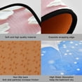 thumbnail image 2 of 2-Piece Kitchen Mat Set Non Slip Washable Floor Mats Decorative Rugs for Kitchen Sink Laundry Delicate White Lace Floral Pattern, 2 of 7