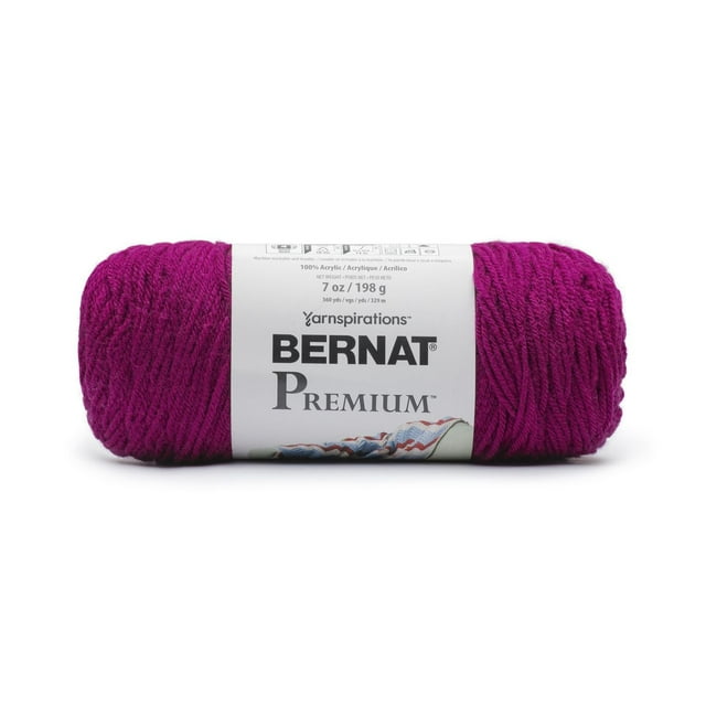 "Bernat® Fil Premium™, Acrylique #4 Moyen, 7oz/198g, 360 Yards"